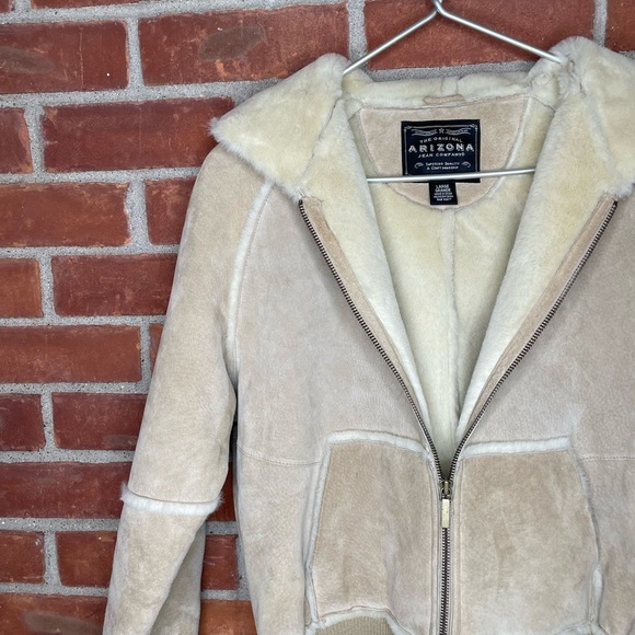 Vintage genuine leather zip up jacket - Picture 3 of 9